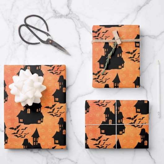 Halloween design inpakpapier vel (Voorkant)