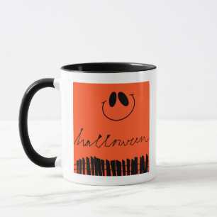 Halloween design op sinaasappel mok