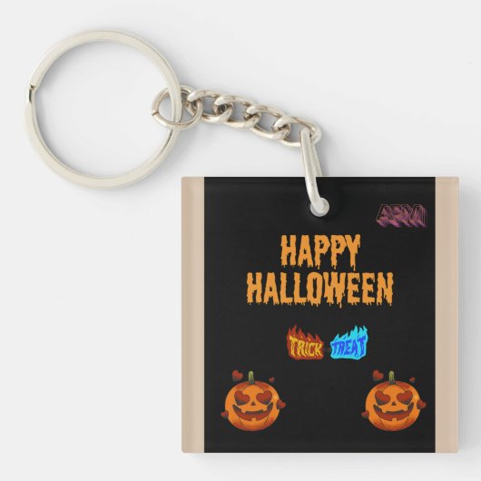 Halloween design sleutelhanger (voorkant)