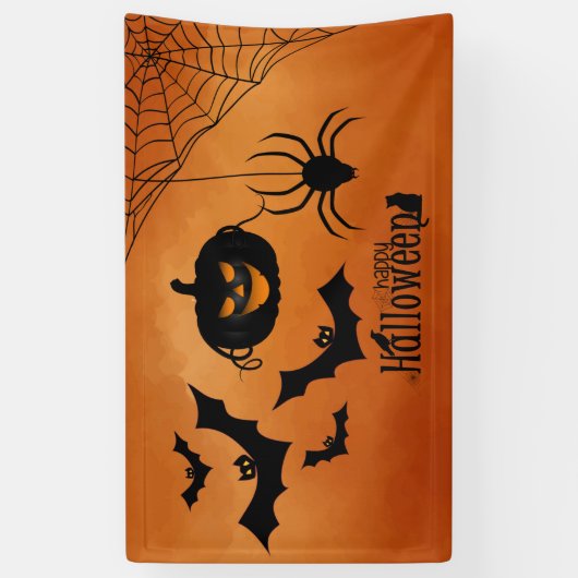 Halloween design spandoek (Verticaal)
