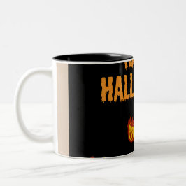 Halloween design tweekleurige koffiemok
