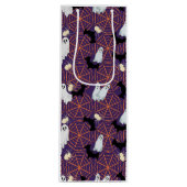 Halloween Design Wijn Cadeautas (Voorkant)