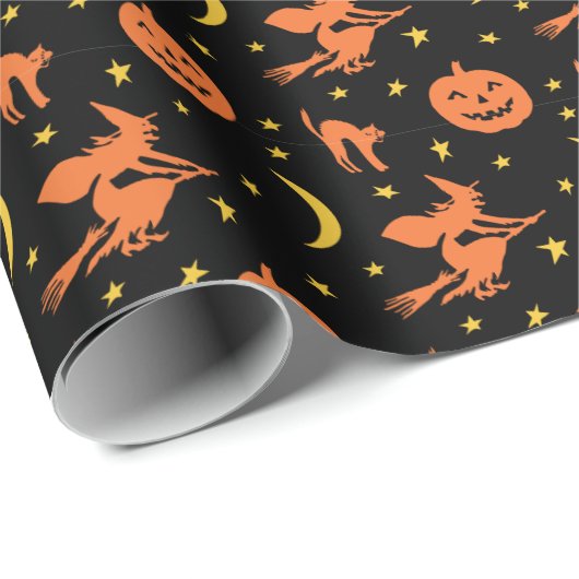  Halloween Design Wrapping Paper Cadeaupapier (Rol Hoek)