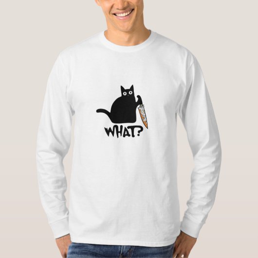 Halloween-detective Cat: 'Is dat spook jij vanavon T-shirt (Voorkant)