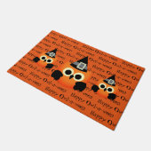 Halloween deur mat-uil deurmat (Schuin)