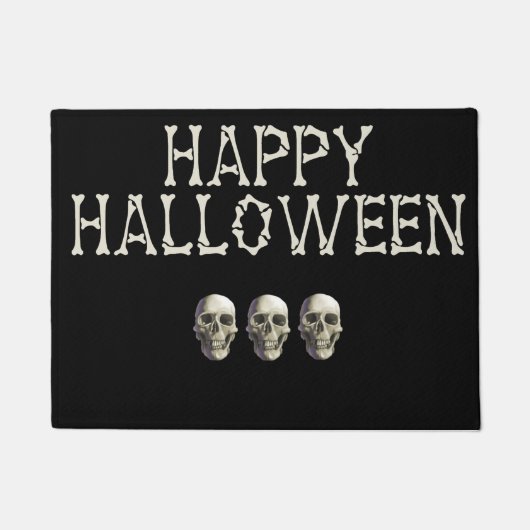 Halloween deur/welkomstmat/schedel deurmat (Voorkant)