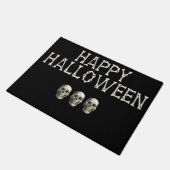 Halloween deur/welkomstmat/schedel deurmat (Schuin)