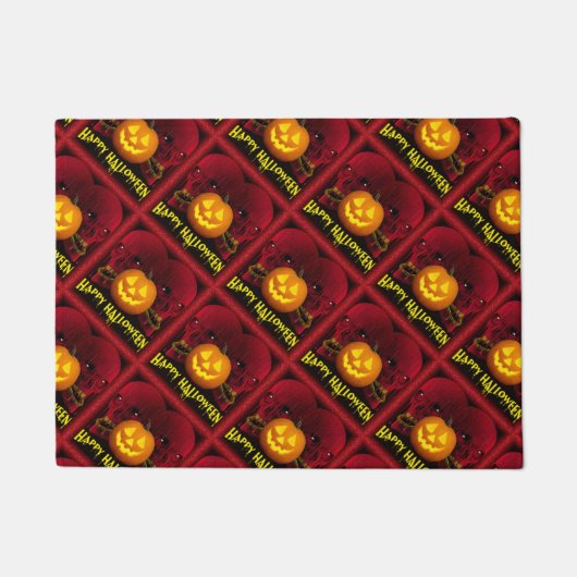 Halloween deur/welkomstmat/schedel deurmat (Voorkant)