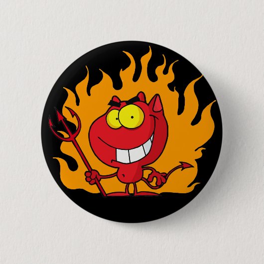 Halloween Devil Button (Voorkant)
