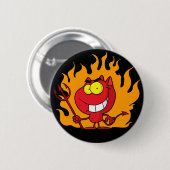Halloween Devil Button (Voorkant /achterkant)