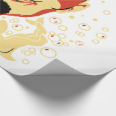  Halloween Devil Head #2 Cadeaupapier (Hoek)