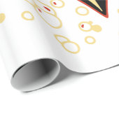  Halloween Devil Head #2 Cadeaupapier (Rol Hoek)