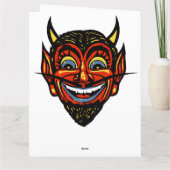  Halloween Devil Head Kaart (Achterkant)