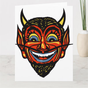  Halloween Devil Head Kaart