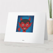 Halloween Devil Kaart (Achterkant)