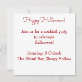 Halloween Devil Kaart (Achterkant)