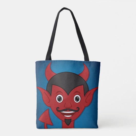 Halloween Devil Tote Bag (Achterkant)