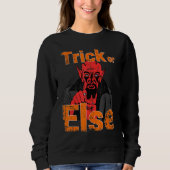 Halloween Devil Trick or treat Scary Satan of Else Trui (Voorkant)