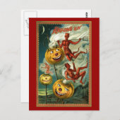 Halloween Devils & JOL's Briefkaart (Voorkant / Achterkant)