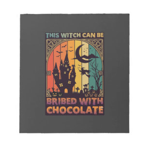 Halloween Deze Heks Kan Worden Omgekocht Chocolade Notitieblok
