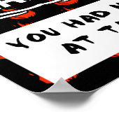 Halloween DIABLO SAUCE Je had me nodig. Poster (Hoek)