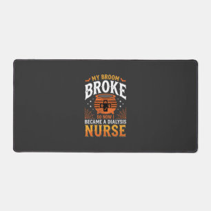 Halloween Dialyse Verpleegster Bezem Gebroken Ontw Bureaumat