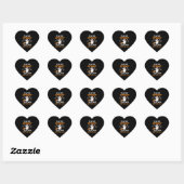 Halloween Dialysis Tech Ghost Nurse Halloween Kidn Hart Sticker (Vel)