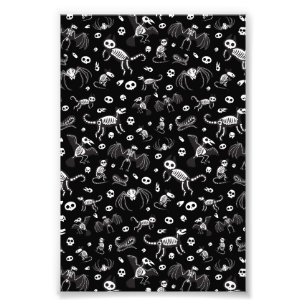 Halloween Dier Vleermuizen Honden Katten Spinnen S Foto Afdruk