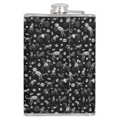 Halloween Dier Vleermuizen Honden Katten Spinnen S Heupfles (Achterkant)