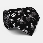 Halloween Dier Vleermuizen Honden Katten Spinnen S Stropdas (Opgerold)