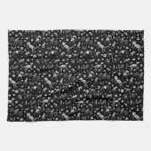 Halloween Dier Vleermuizen Honden Katten Spinnen S Theedoek (Horizontaal)