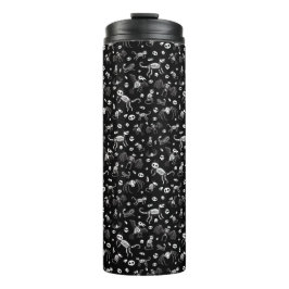 Halloween Dier Vleermuizen Honden Katten Spinnen S Thermosbeker