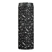 Halloween Dier Vleermuizen Honden Katten Spinnen S Thermosbeker (Achterkant)