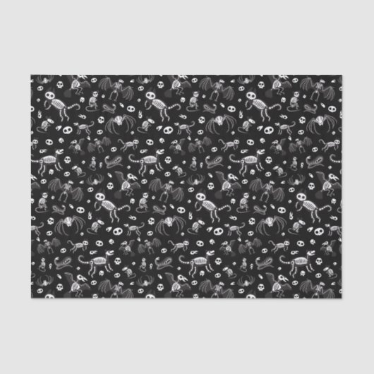 Halloween Dier Vleermuizen Honden Katten Spinnen S Tissuepapier (Voorkant)