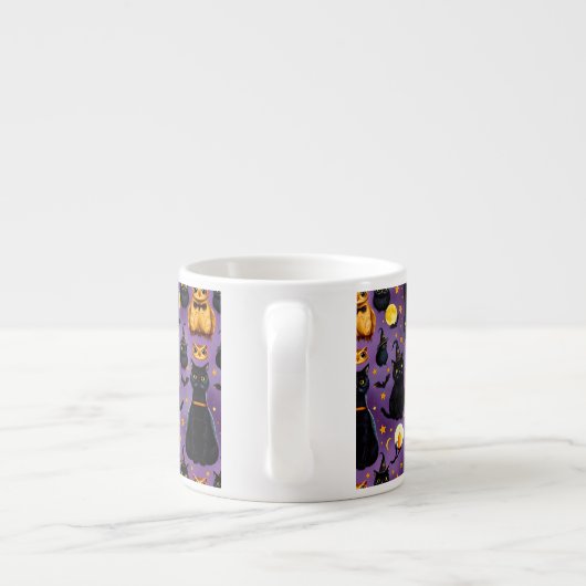 Halloween-dieren Espresso Kop (Achterkant)