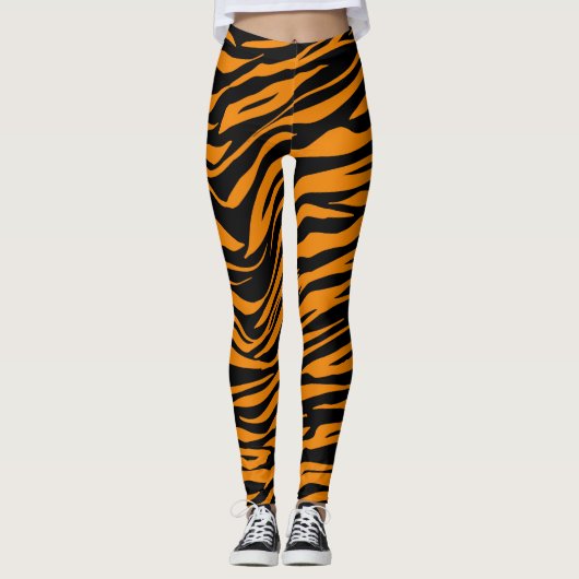 Halloween-dierenpatroon Leggings (Voorkant)