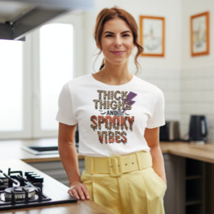 HALLOWEEN DIKKE DIJEN EN SPOOKY VIBES LUIPAARD T-SHIRT