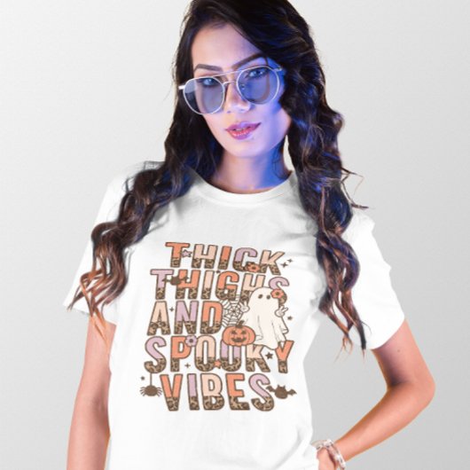 HALLOWEEN DIKKE DIJEN & SPOOKY VIBES GEEST T-SHIRT