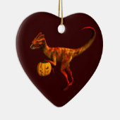 Halloween Dilophosaurus Keramisch Ornament (Rechts)
