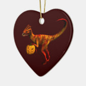 Halloween Dilophosaurus Keramisch Ornament (Links)
