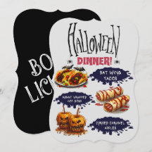 Halloween diner - Scarily Delicious Feast