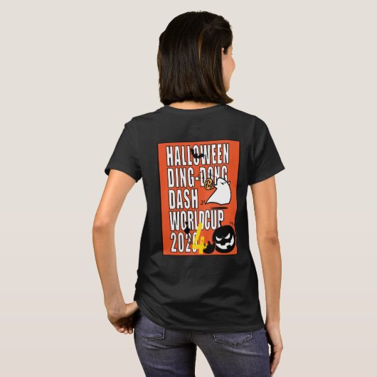 Halloween Ding-Dong-Dash WORLDCUP T-shirt (Achterkant volledig)