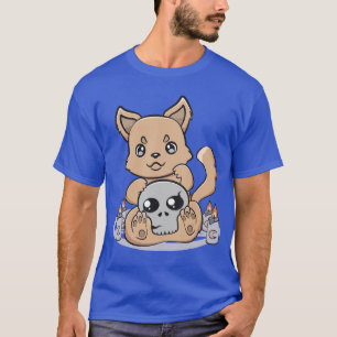Halloween Dingo Heks Schattig Chibi Wicca Anime Ho T-shirt