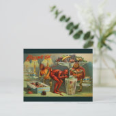 Halloween Dinner Briefkaart (Staand voorkant)