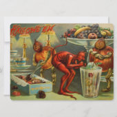 Halloween Dinner Kaart (Voorkant)