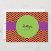 Halloween Dinner Party Uitnodiging (Achterkant)