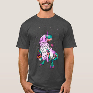 Halloween Dinosaur Fairy met toverstaf T-shirt