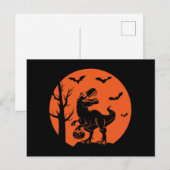 Halloween Dinosaur Family Costume Halloween Briefkaart (Voorkant / Achterkant)