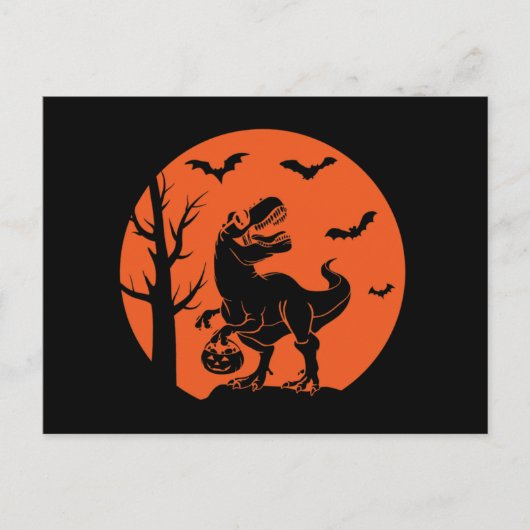 Halloween Dinosaur Family Costume Halloween Briefkaart (Voorkant)