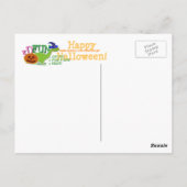 Halloween Dinosaur Statue Cut & Glue Craft Card Briefkaart (Achterkant)